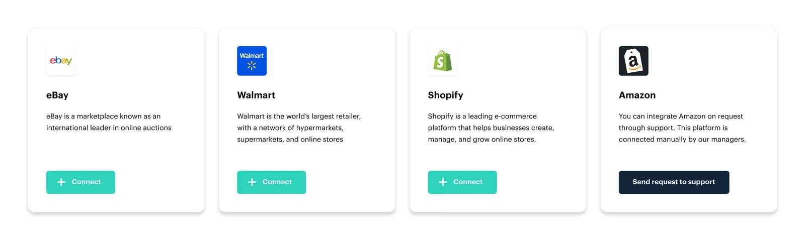 Sales channel connection